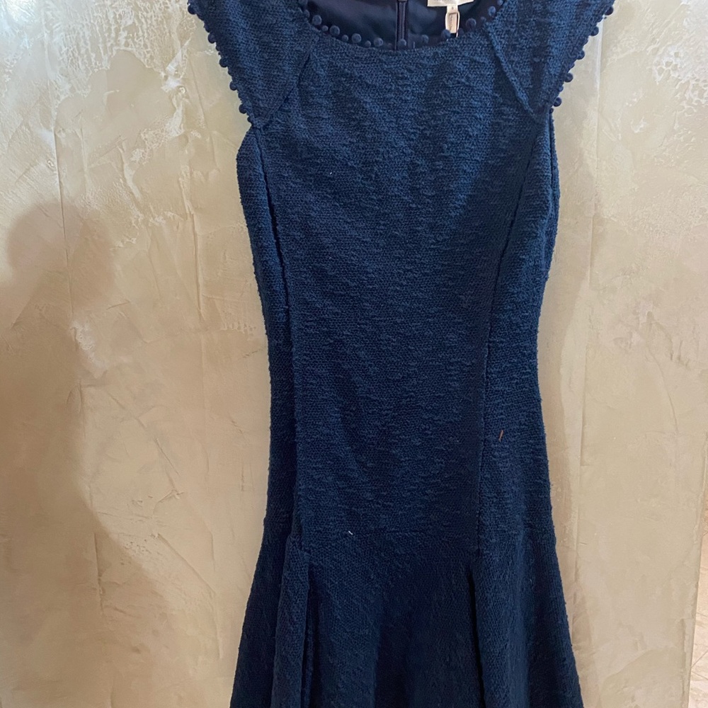 Classy Navy Boucle Dress NWT - Picture 2 of 5